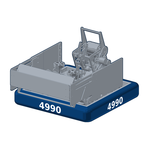 Robot icon, two-tone