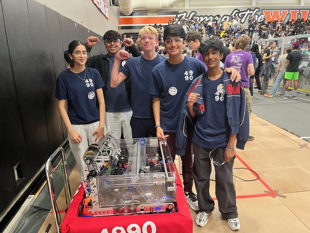 The team with the robot on day one